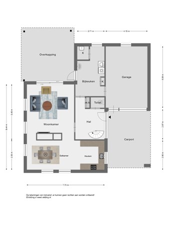 Plattegrond - De Mute 59, 7683 XT Den Ham - woonlaag 1 (1).jpeg